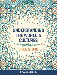 Understanding the World’s Cultures